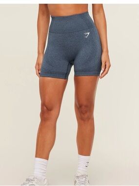 Gymshark High-Waist Seamless Bike Shorts in Slate